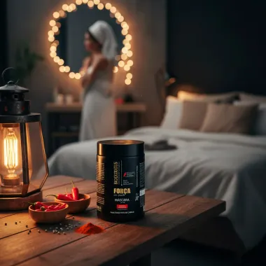 M&aacute;scara Capilar Bio Extratus For&ccedil;a  com Pimenta Acelera o Crescimento 1Kg