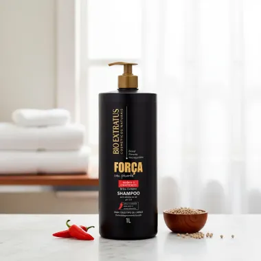 Shampoo Bio Extratus For&ccedil;a com Pimenta Acelera o Crescimento 1 Litro