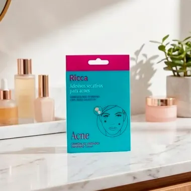 Adesivos Secativos Ricca para Acne Flore Estrela com 20 Unidades