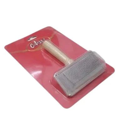 Escova Para C&atilde;o Colosso Raqueadeira