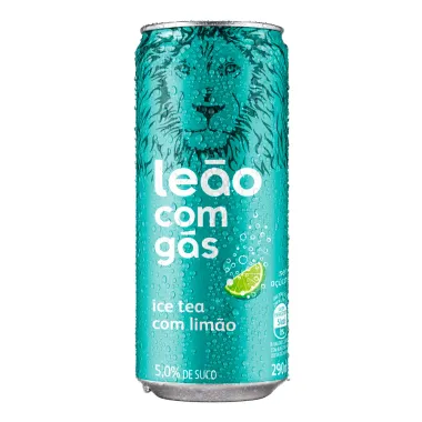 Ch&aacute; Le&atilde;o Ice Tea Lim&atilde;o com G&aacute;s Zero A&ccedil;&uacute;car 290ml