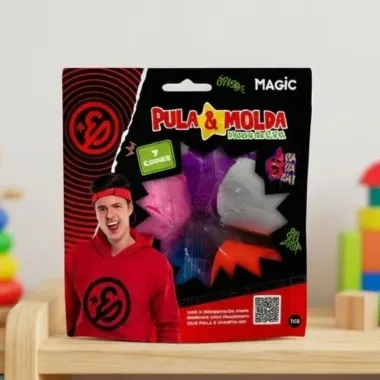 Massa de E.V.A Magic Pula & Molda Enaldinho 7 Cores 70g