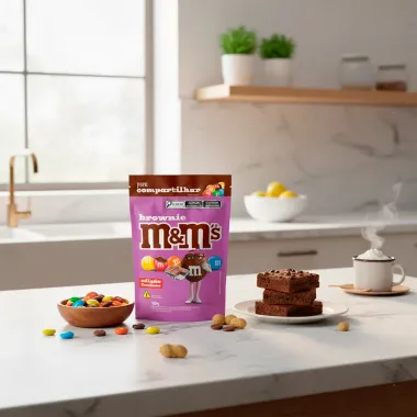 Confeito M&M's Brownie 120g