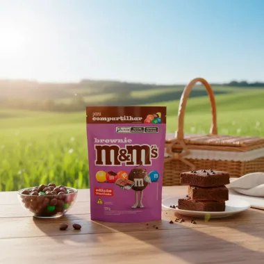 Confeito M&M's Brownie 120g