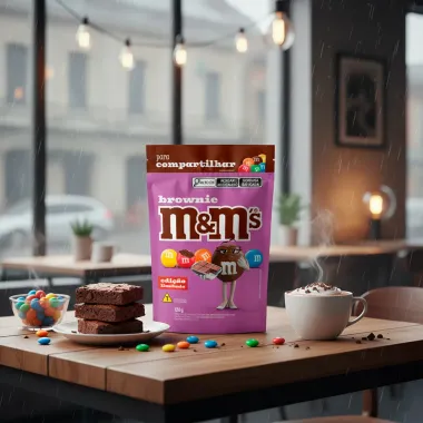 Confeito M&M's Brownie 120g