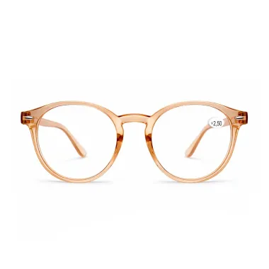 Lupa para Leitura Mi&oacute; Grau +2,50 Arma&ccedil;&atilde;o Colorida Transl&uacute;cida