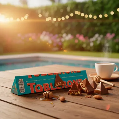Toblerone Chocolate ao Leite com Am&ecirc;ndoas Caramelizadas e Sal 100g
