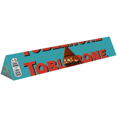 Toblerone Chocolate ao Leite com Am&ecirc;ndoas Caramelizadas e Sal 100g