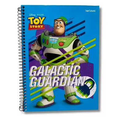 Caderno Diney Pixar Toy Story StarSchool Espiral Capa Dura Sortidos 80 Folhas