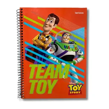 Caderno Diney Pixar Toy Story StarSchool Espiral Capa Dura Sortidos 80 Folhas