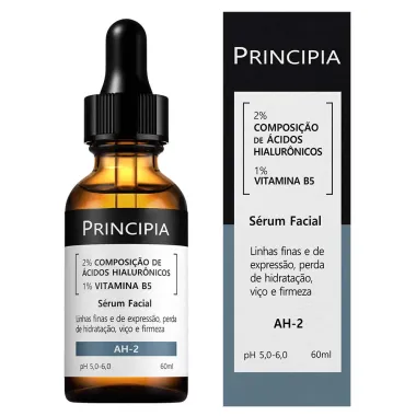 S&eacute;rum Facial Principia Ah-2 Acido Hialur&ocirc;nico + Vitamina B5 60ml