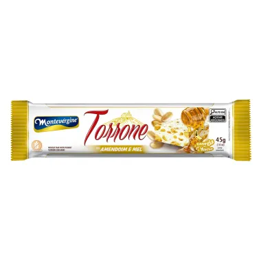 Torrone Montev&eacute;rgine com Amendoim e Mel 45g