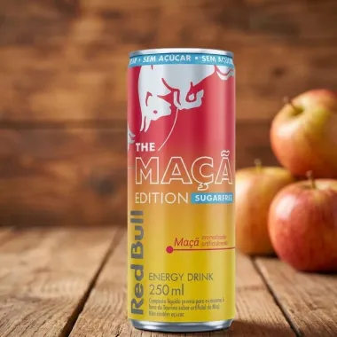 Energ&eacute;tico Red Bull The Ma&ccedil;a Edition Sugarfree 250ml