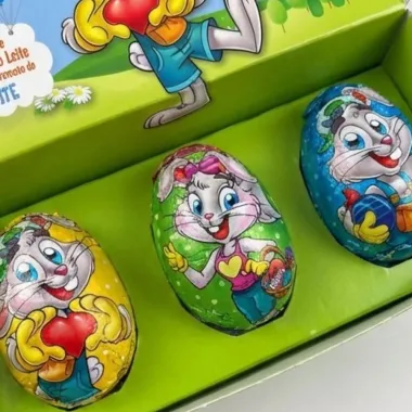 Bombom Montev&eacute;rgine Coelho Sabor Chocolate ao Leite Recheio Cremoso de Leite 50g