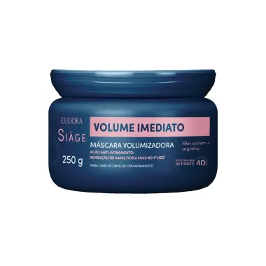 Mascara Eudora Siage  Capilar Volumizadora Volume Imediato 250g