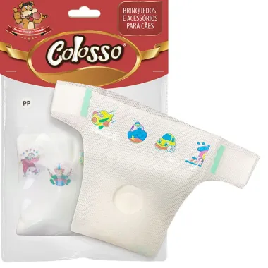 Fralda Para C&atilde;es Colosso Tamanho Pp com 5 Unidades