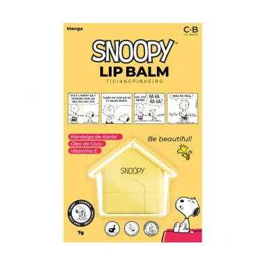 Lip Balm Ticiane Pinheiro,Casinha Snoopy Manga 7g