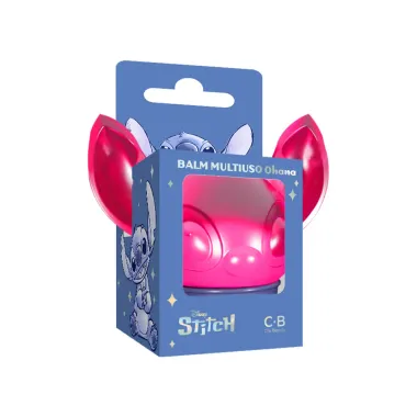 Lip Balm Multiuso Ohana Stitch 3 em1 Olhos,L&aacute;bios e Rosto