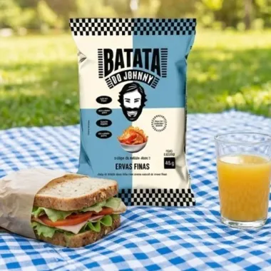 Batata do Johnny Chips de Batata Doce Ervas Finas 45g