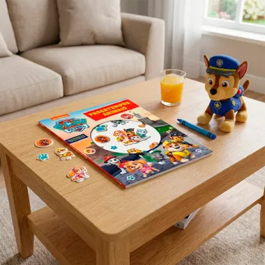 Livro Passatempos Animais Patrulha Canina com Adesivos 3D Ciranda Cultural