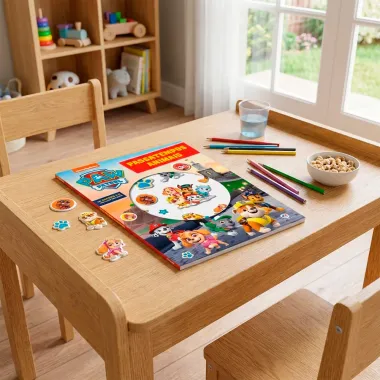 Livro Passatempos Animais Patrulha Canina com Adesivos 3D Ciranda Cultural