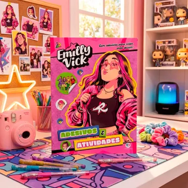 Livro Emilly Vick Adesivos e Atividades Ciranda Cultural