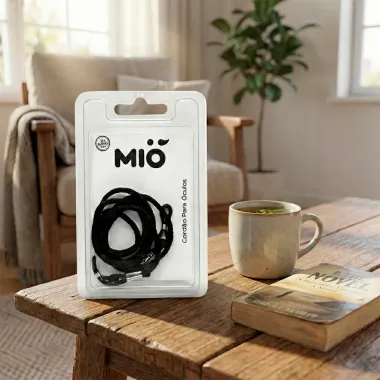 Cord&atilde;o para &Oacute;culos Mi&oacute; Preto 1 Unidade