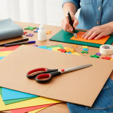 Tesoura BRW Cabo Emborrachado Ergon&ocirc;mico Preta de 17cm 1 Unidade