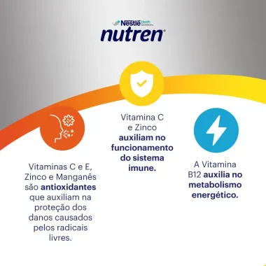 Nutren Active Baunilha Leve 400g e Pague 340g Ganhe 60g com 400g