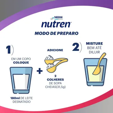 Nutren Active Baunilha Leve 400g e Pague 340g Ganhe 60g com 400g