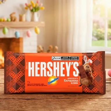 Chocolate Hershey'S Ovomaltine Capibarra da P&aacute;scoa 77g