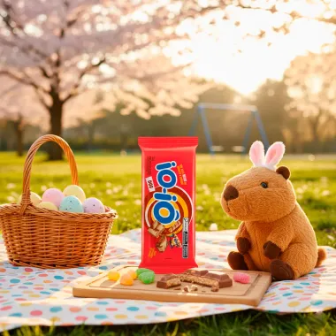 Chocolate Io I&ocirc; Duo Chocolate ao Leite e Branco com Peda&ccedil;os de Wafer 75g