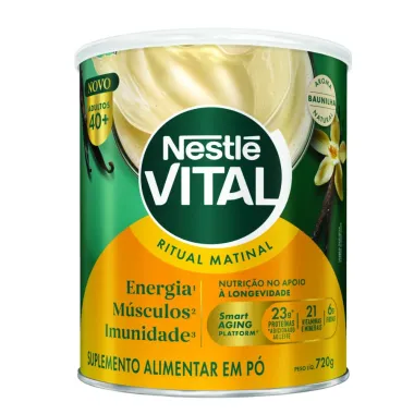 Nestl&eacute; Vital Ritual Matinal Adultos 40+ Aroma Baunilha 720g