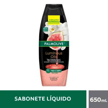 Sabonete Palmolive Luminous Oils Figo e Orquidea Branca Para o Corpo  650ml