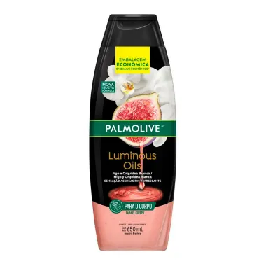 Sabonete Palmolive Luminous Oils Figo e Orquidea Branca Para o Corpo  650ml