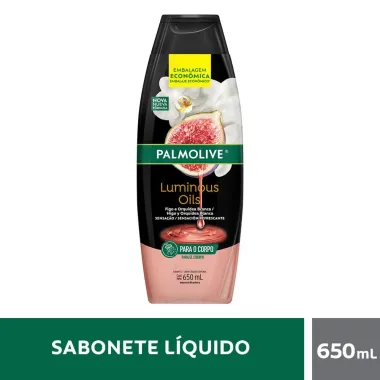 Sabonete L&iacute;quido para o Corpo Palmolive Luminous Oils Figo e Orqu&iacute;dea Branca 650ml