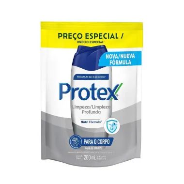 Sabonete Liquido Para o Corpo Protex Limpeza Profunda Refil Pre&ccedil;o Especial 200ml