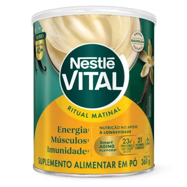 Nestle Vital Ritual Matinal Adultos 40+ Aroma Baunilha 360g
