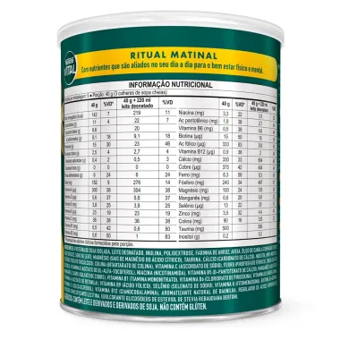 Nestle Vital Ritual Matinal Adultos 40+ Aroma Baunilha 360g