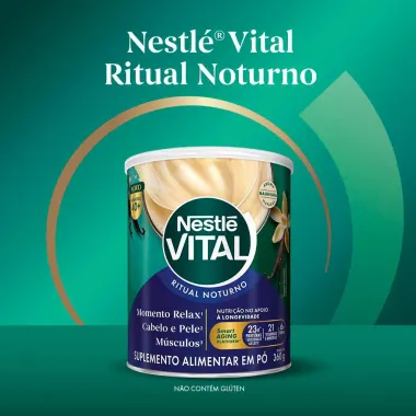 Nestl&eacute; Vital Ritual Noturno Adultos 40+ Aroma Baunilha 360g