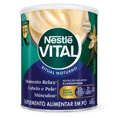 Nestl&eacute; Vital Ritual Noturno Adultos 40+ Aroma Baunilha 360g