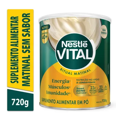 Nestle Vital Ritual Matinal Adultos 40+ Sem Sabor 720g