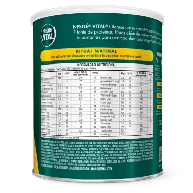 Nestle Vital Ritual Matinal Adultos 40+ Sem Sabor 720g