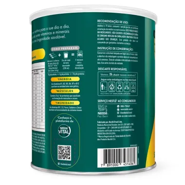 Nestle Vital Ritual Matinal Adultos 40+ Sem Sabor 720g