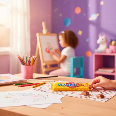 Chocolate IoI&ocirc; Choco Chocolate ao Leite com Peda&ccedil;os de Wafer 75g