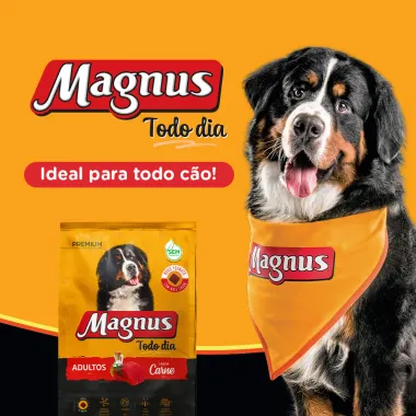 Ração para Cães Magnus Premium Todo Dia Adultos Sabor Carne 15Kg