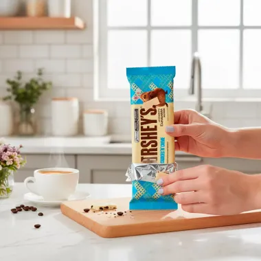 Chocolate Hershey's Cookies 'N' Creme Capibarra da P&aacute;scoa Branco 77g