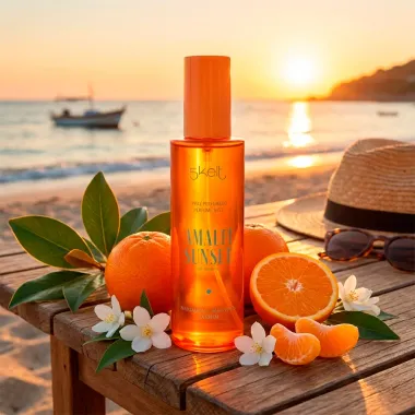 Spray Perfumado Skelt Amalfi Sunset Fine Fragrance Mandarina Magn&oacute;lia Jasmim 100ml