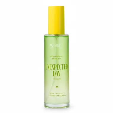 Spray Perfumado Skelt Unexpected Day Fine Fragrance P&ecirc;ra Chantilly Flor de Laranjeira 100ml