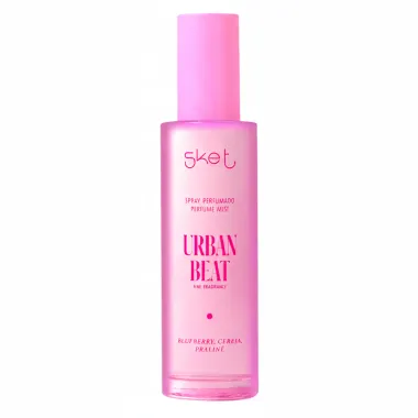 Spray Perfumado Skelt Urban Beat Fine Fragrance Blueberry Cereja e Pralin&ecirc; 100ml